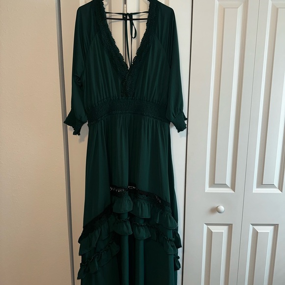 Baltic Born Dresses & Skirts - Baltic Born Deep Green Long Sleeve Dress